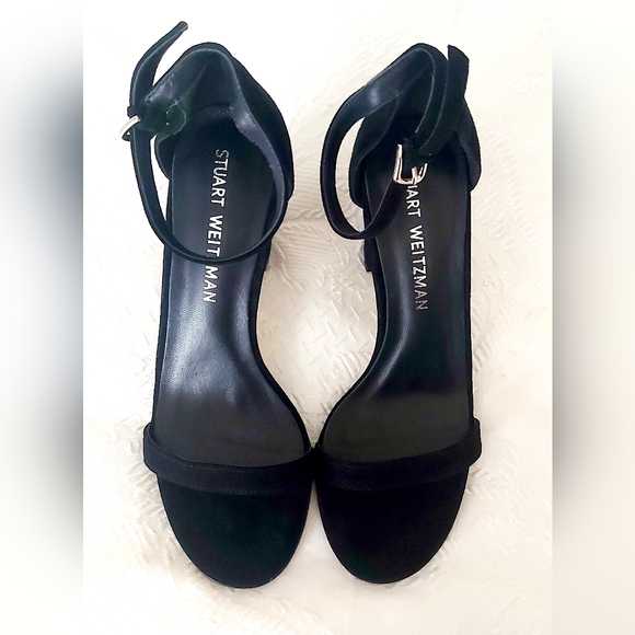 Stuart Weitzman Suede Slingbacks Sandals Size 38/7.5 - Picture 1 of 10